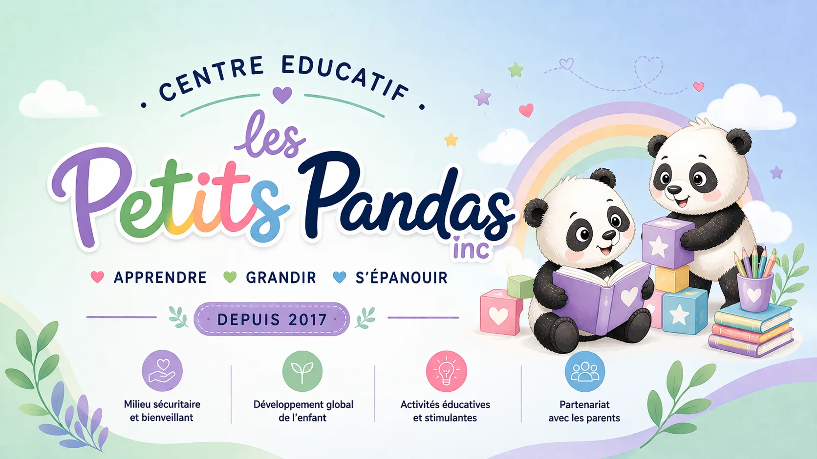 Les Petits Pandas Banner